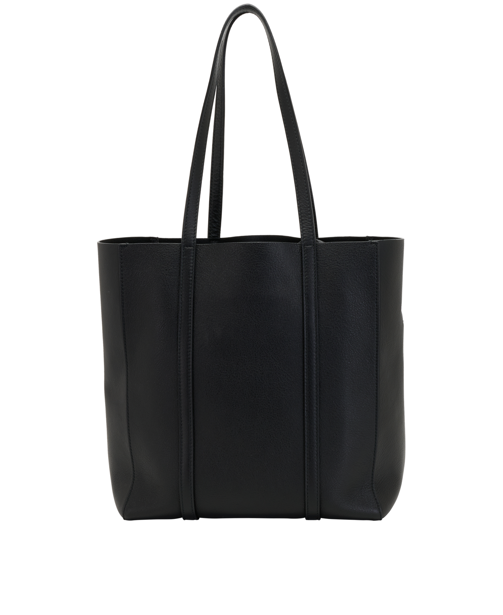 Everyday Tote, &pound;595, Handbags, Black, Leather, Back view